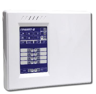 Прибор приемно-контрольный охранно-пожарный с GSM-коммуникатором для работы в составе системы ЛАВИНА Гранит-8Л (УК)